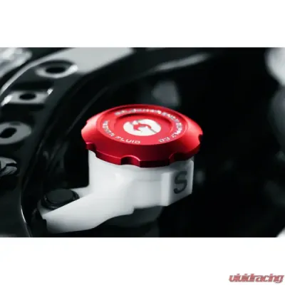 Goldenwrench Blackline Performance Washer Fluid Cap Edition Red Toyota GR Corolla 2019-2025 - E21WFC-R