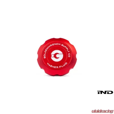 Goldenwrench Blackline Performance Washer Fluid Cap Edition Red Toyota GR Corolla 2019-2025 - E21WFC-R