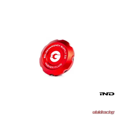 Goldenwrench Blackline Performance Washer Fluid Cap BMW 3 Series E90/E91/E92/E93 | Mini F5X - E9XWFC-R