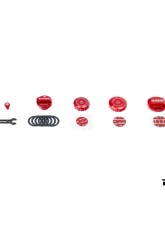 Goldenwrench Blackline Performance Cap Set Edition Red GR Corolla | Yaris 2020-2025                                     - G16ECS-R - Image 3