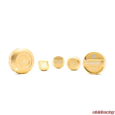 Goldenwrench Blackline Performance CCB Gold Cap Set BMW G87 M2 | F97 X3M | F98 X4M - S58ECS-CCB