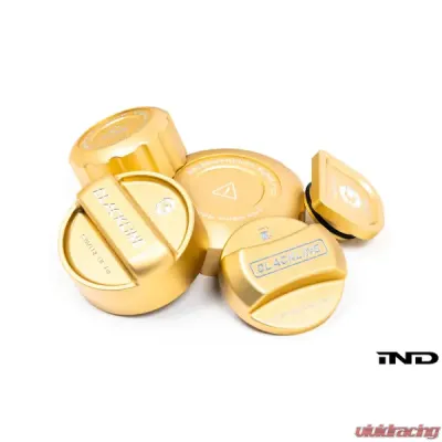 Goldenwrench Blackline Performance CCB Gold Cap Set BMW G87 M2 | F97 X3M | F98 X4M - S58ECS-CCB