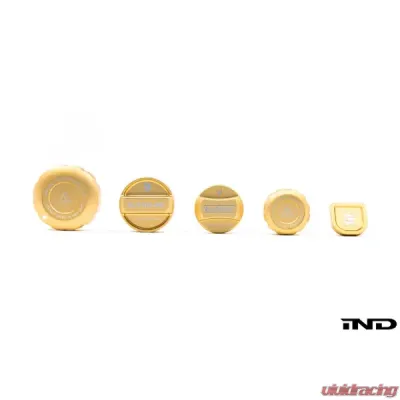 Goldenwrench Blackline Performance CCB Gold Cap Set BMW G87 M2 | F97 X3M | F98 X4M - S58ECS-CCB
