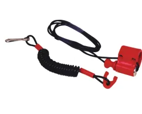 Pro Design Red Clip Type Handlebar Mount Tether Switch