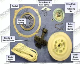 Ricks Pull Start Rebuild Kit Yamaha YFM350/400 | YFP350 1987-2004