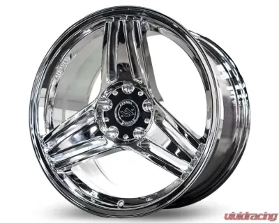 Anovia Treble 18x9.5 5x4.5 35mm Chrome Wheel - ANO107189551143573CH
