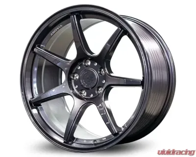 Anovia Kano 18x9.5 5x100 35mm Gunmetal Grey Wheel - ANO108189551003573GY