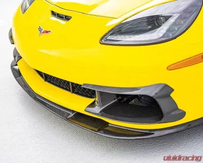 C7 Carbon Bumper Air Cooling Ducts Carbon Fiber Chevrolet Corvette Z06 | GS | ZR1 2006-2013 - C6Z-5A-1