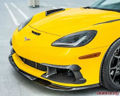 C7 Carbon Bumper Air Cooling Ducts Carbon Fiber Chevrolet Corvette Z06 | GS | ZR1 2006-2013 - C6Z-5A-1