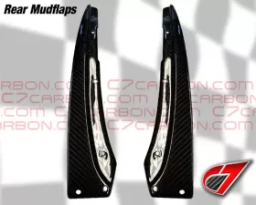 C7 Carbon Side Skirts with Mudflaps Carbon Fiber Chevrolet Corvette C5 ZR1 1997-2004