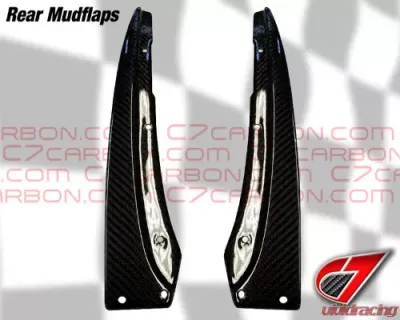 C7 Carbon Side Skirts with Mudflaps Carbon Fiber Chevrolet Corvette C5 ZR1 1997-2004 - C5-SS-CF