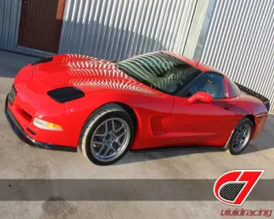 C7 Carbon Side Skirts with Mudflaps Carbon Fiber Chevrolet Corvette C5 ZR1 1997-2004 - C5-SS-CF