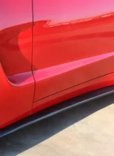 C7 Carbon Side Skirts with Mudflaps Carbon Fiber Chevrolet Corvette C5 ZR1 1997-2004                                     - C5-SS-CF - Image 5