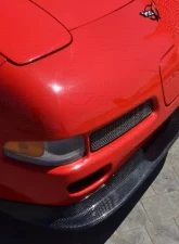 C7 Carbon Vented Front Splitter Gloss Black Chevrolet Corvette C5 1997-2004                                     - C5-V-FS-GB - Image 2