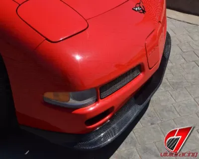 C7 Carbon Vented Front Splitter Gloss Black Chevrolet Corvette C5 1997-2004 - C5-V-FS-GB