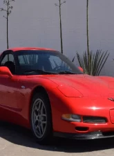 C7 Carbon Vented Front Splitter Gloss Black Chevrolet Corvette C5 1997-2004                                     - C5-V-FS-GB - Image 3