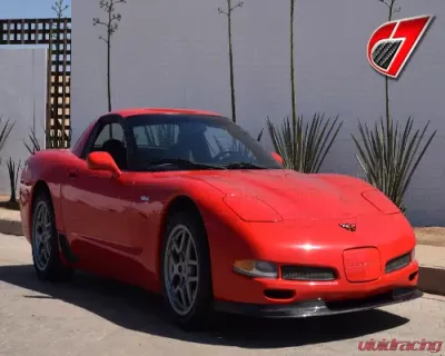 C7 Carbon Vented Front Splitter Gloss Black Chevrolet Corvette C5 1997-2004 - C5-V-FS-GB