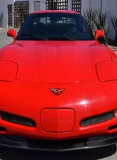 C7 Carbon Vented Front Splitter Gloss Black Chevrolet Corvette C5 1997-2004                                     - C5-V-FS-GB - Image 5