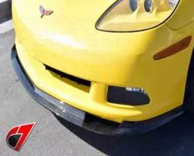 C7 Carbon Front Splitter Carbon Fiber Chevrolet Corvette C6 Z1 2005-2013