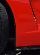 C7 Carbon Front Fender Rear Section Mudflaps Carbon Fiber Chevrolet Corvette C6 2005-2013                                     - C6-RMF-F-CF - Image 6