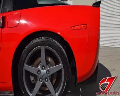 C7 Carbon Rear Fender Rear Section Mudflaps Carbon Fiber Chevrolet Corvette C6 2005-2013 - C6-RMF-R-CF