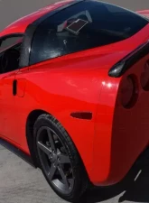 C7 Carbon Side Skirts with Mudflaps Carbon Fiber Chevrolet Corvette C6 ZR1 2005-2013                                     - C6-SS-CF - Image 2