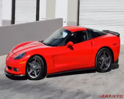 C7 Carbon Side Skirts with Mudflaps Carbon Fiber Chevrolet Corvette C6 ZR1 2005-2013 - C6-SS-CF