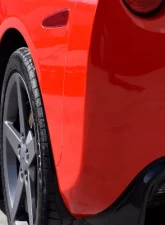 C7 Carbon Side Skirt Set With Mudflaps Gloss Black Chevrolet Corvette C6 ZR1 2005-2013                                     - C6-SS-GB - Image 3