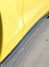C7 Carbon Extended Side Skirt Set Carbon Fiber Chevrolet Corvette C6 ZR1 2005-2013                                     - C6-SSEX-CF - Image 3