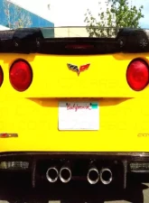 C7 Carbon Stage-2 Style Rear Spoiler Gloss Black Chevrolet Corvette C7 Z06 2005-2013                                     - C6Z-C7Z06-RS-GB - Image 2