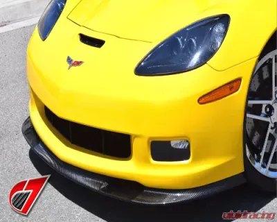 C7 Carbon Front Splitter Carbon Fiber Chevrolet Corvette Z06 | GS | ZR1 2006-2013 - C6Z-FS-CF