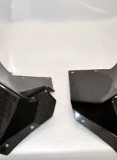 C7 Carbon Front Fender Rear Section Mudflaps - Carbon Fiber Chevrolet Corvette C6 ZR1 2009-2013                                     - C6Z-FSMF-CF - Image 2