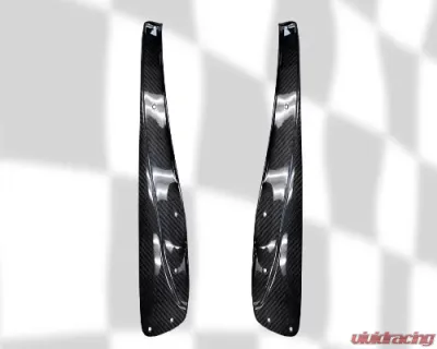 C7 Carbon Rear Mudflaps Carbon Fiber Extended Version Side Skirts Chevrolet Corvette C6 ZR1 | Z06 | GS 2006-2013 - C6Z-RMFEX-CF