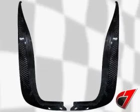 C7 Carbon Rear Mudflaps Rear Section Carbon Fiber Chevrolet Corvette C6 ZR1 | Z06 | GS 2006-2013