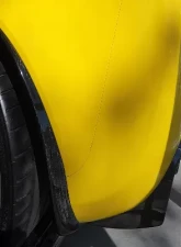 C7 Carbon Rear Mudflaps Rear Section Carbon Fiber Chevrolet Corvette C6 ZR1 | Z06 | GS 2006-2013                                     - C6Z-RMFR-CF - Image 3