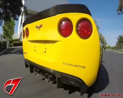 C7 Carbon Rear Spoiler Extended Version Carbon Fiber Chevrolet Corvette C6 ZR1 2009-2013 - C6Z-RSE-CF