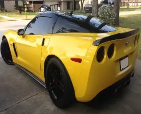 C7 Carbon Rear Spoiler Extended Version Fiberglass Chevrolet Corvette C6 ZR1 2009-2013