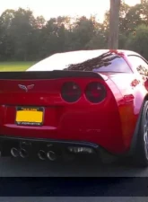 C7 Carbon Rear Spoiler Extended Version Fiberglass Chevrolet Corvette C6 ZR1 2009-2013                                     - C6Z-RSE-FRP - Image 3