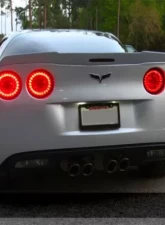 C7 Carbon Rear Spoiler Extended Version Gloss Black Chevrolet Corvette C6 ZR1 2009-2013                                     - C6Z-RSE-GB - Image 2