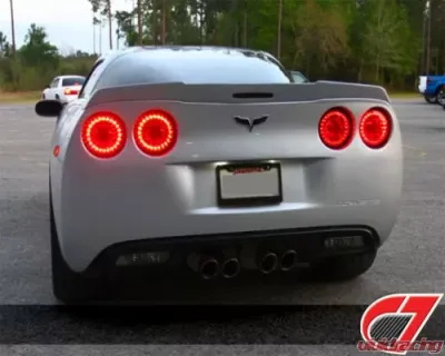 C7 Carbon Rear Spoiler Extended Version Gloss Black Chevrolet Corvette C6 ZR1 2009-2013 - C6Z-RSE-GB
