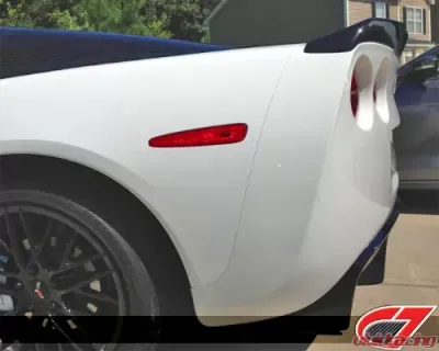 C7 Carbon Rear Spoiler Extended Version Gloss Black Chevrolet Corvette C6 ZR1 2009-2013 - C6Z-RSE-GB