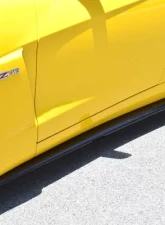C7 Carbon Side Skirts With CF Mudflaps Carbon Fiber Chevrolet Corvette Z06 | ZR1 | GS 2005-2013                                     - C6Z-SS-CF - Image 10
