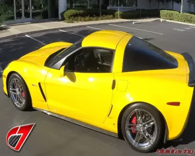 C7 Carbon Side Skirts With CF Mudflaps Carbon Fiber Chevrolet Corvette Z06 | ZR1 | GS 2005-2013 - C6Z-SS-CF