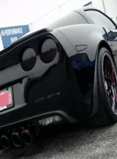 C7 Carbon Fiberglass Side Skirt Set w/ Mudflaps Chevrolet Corvette Z06 | ZR1 | GS 2005-2013                                     - C6Z-SS-FRP - Image 2