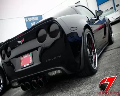 C7 Carbon Fiberglass Side Skirt Set w/ Mudflaps Chevrolet Corvette Z06 | ZR1 | GS 2005-2013 - C6Z-SS-FRP