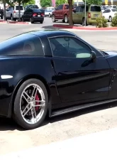 C7 Carbon Extended Side Skirts With Mudflaps Gloss Back Chevrolet Corvette Z06 | ZR1 | GS 2005-2013                                     - C6Z-SSEX-GB - Image 3