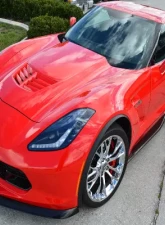 C7 Carbon Front Splitter w/o Side Splitters Carbon Fiber Chevrolet Corvette Stingray | GS | Z06 C7 2014                                     - C7-GTX-FS-CF - Image 10