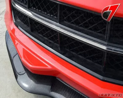 C7 Carbon Front Splitter w/o Side Splitters Carbon Fiber Chevrolet Corvette Stingray | GS | Z06 C7 2014 - C7-GTX-FS-CF