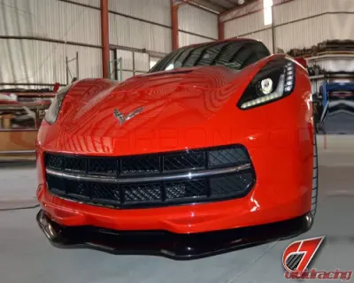C7 Carbon Front Splitter Fiberglass Chevrolet Corvette GTX C7 2014 - C7-GTX-FS-FRP