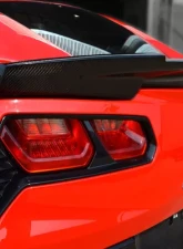 C7 Carbon GTX Rear Spoiler Carbon Fiber Chevrolet Corvette Stingray C7 2014                                     - C7-GTX-RS-CF - Image 7